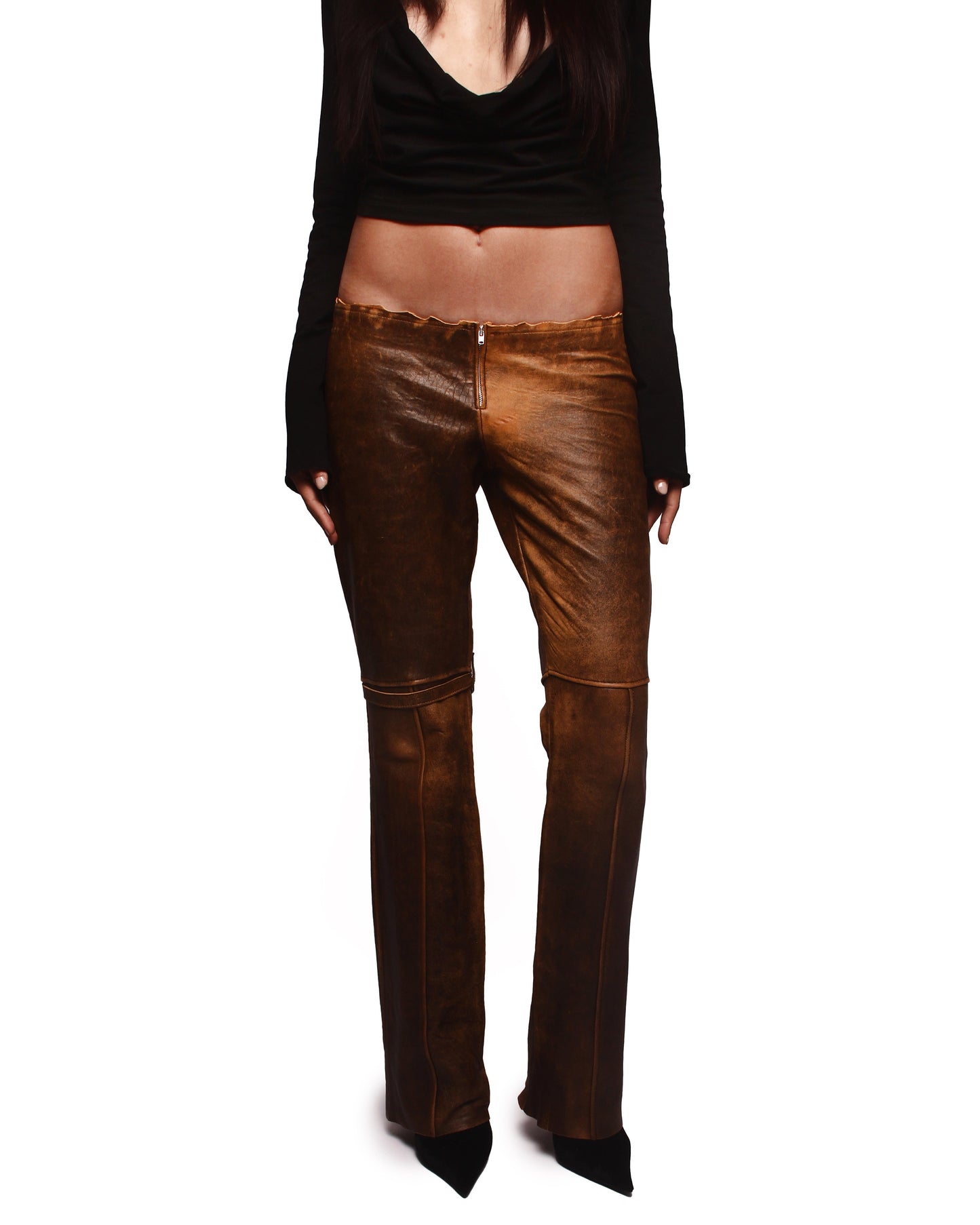 VEGA² LEATHER TROUSERS
