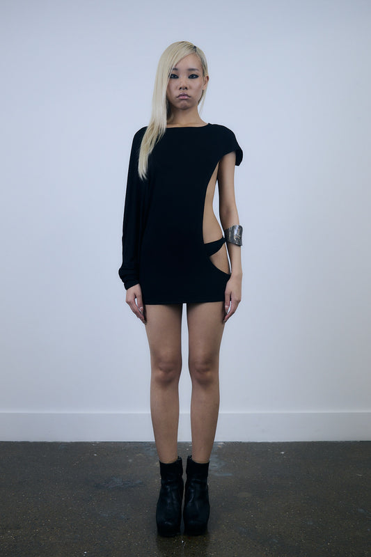 EXTREME DRAPE DRESS MINI