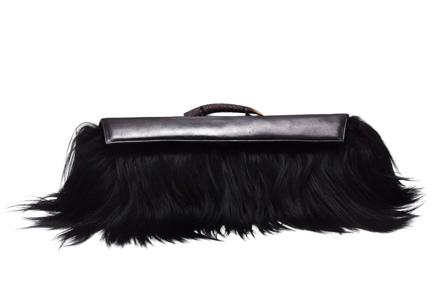 DEER HORN XXL CLUTCH GOAT HAIR
