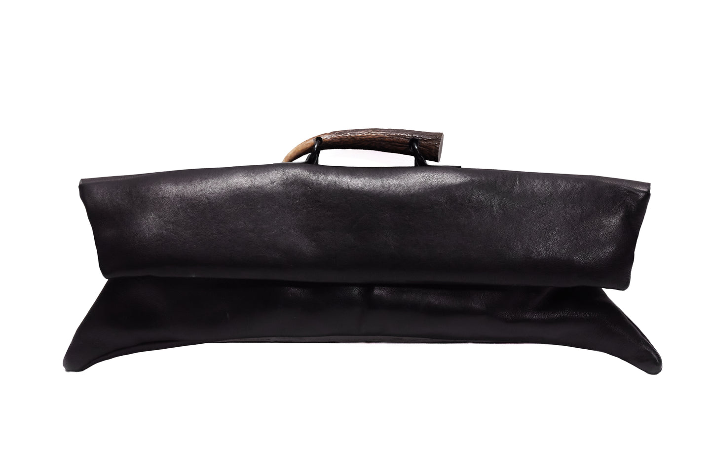 DEER HORN XXL CLUTCH FULL LEATHER HAIR