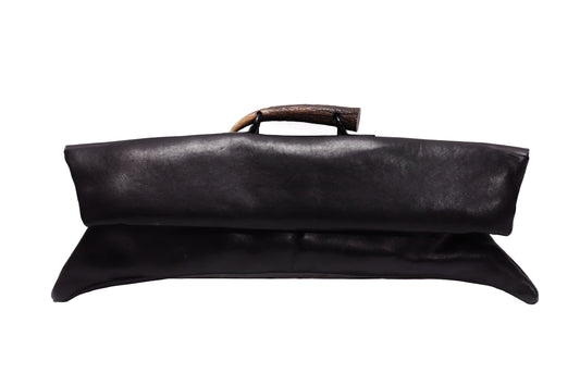 DEER HORN XXL CLUTCH FULL LEATHER HAIR