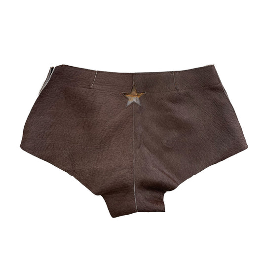 MANE LEATHER SHORTS